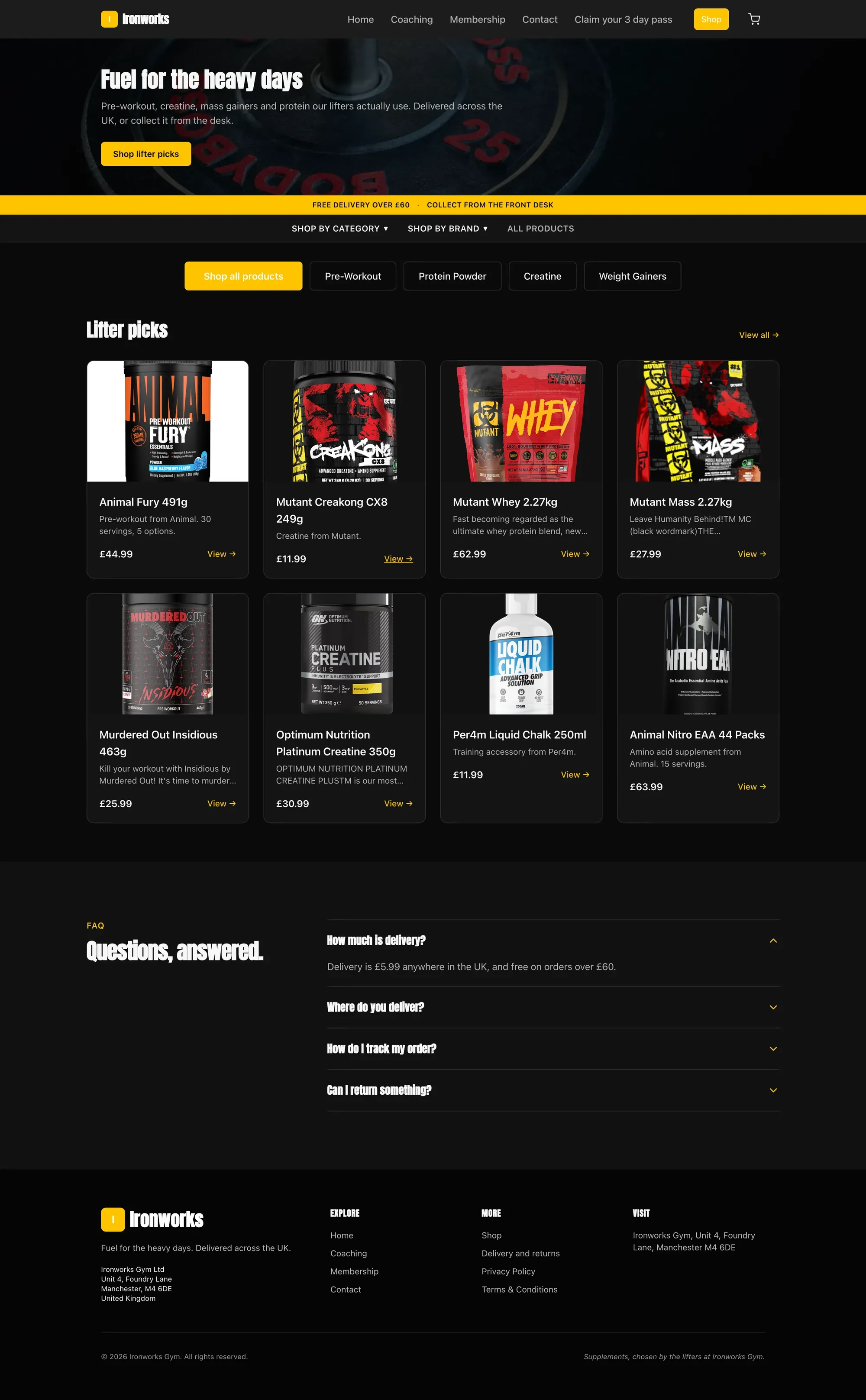 Ironworks Gym preview
